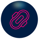 icon of a feminine hygiene product