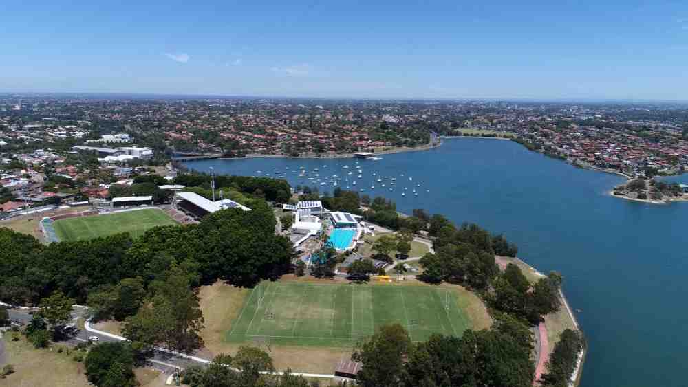 A sports field in Leichhardt in Sydney's Inner West