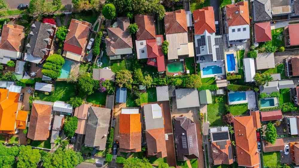 Residential homes in Marrickville in Sydney