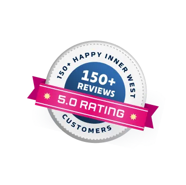 Champion Plumbing satisfaction guarantee badge