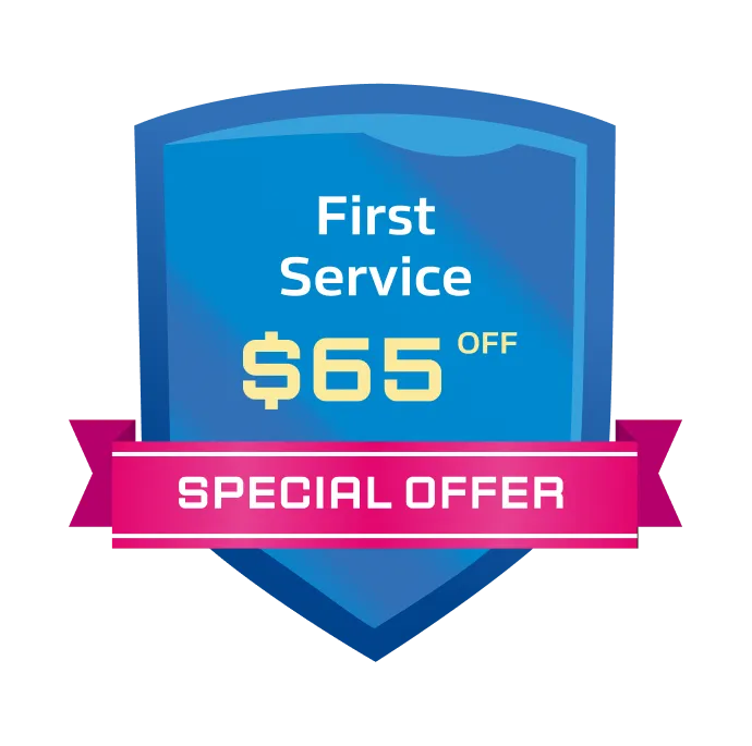 $65 off first time customer plumbing offer