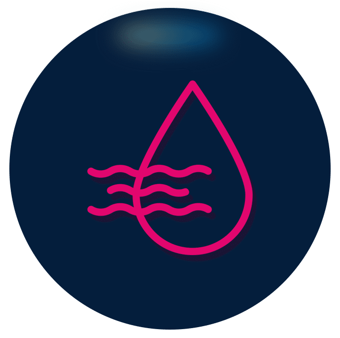 Icon of a water drop