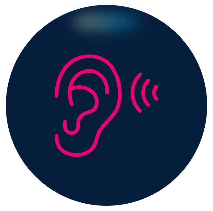 Icon of an ear