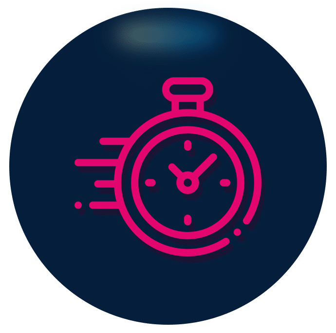 icon of a fast stopwatch