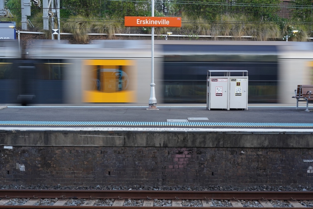 Erskineville train station in Sydney's Inner West