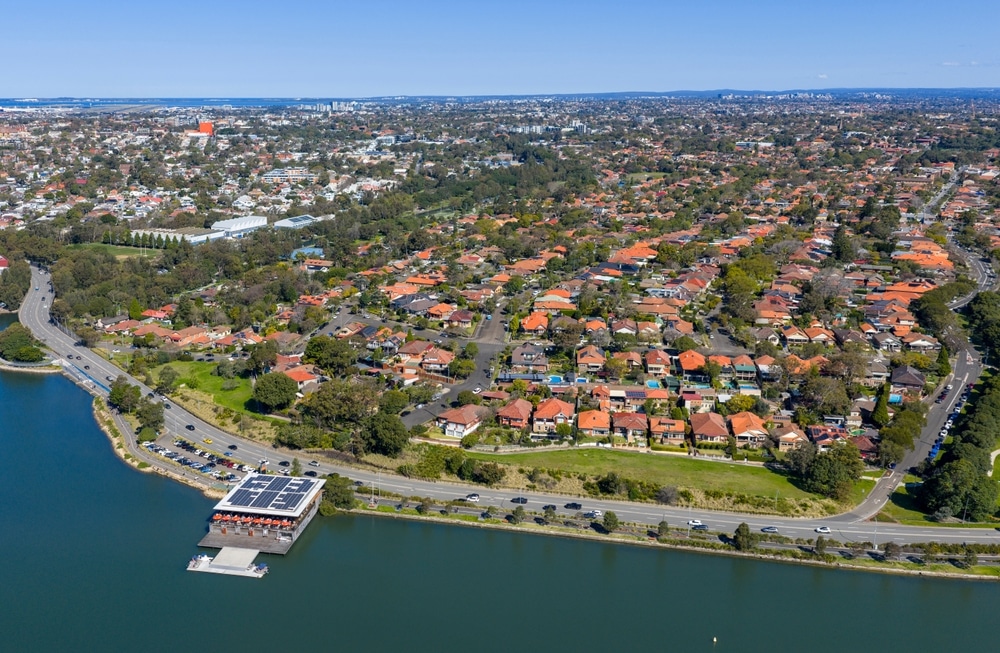 The inner Sydney suburb of Haberfield.