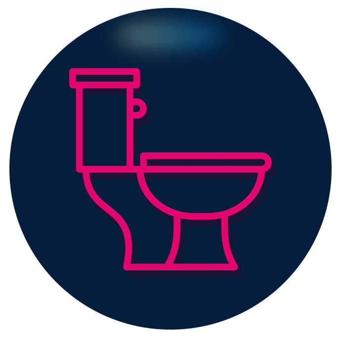 Icon of a toilet
