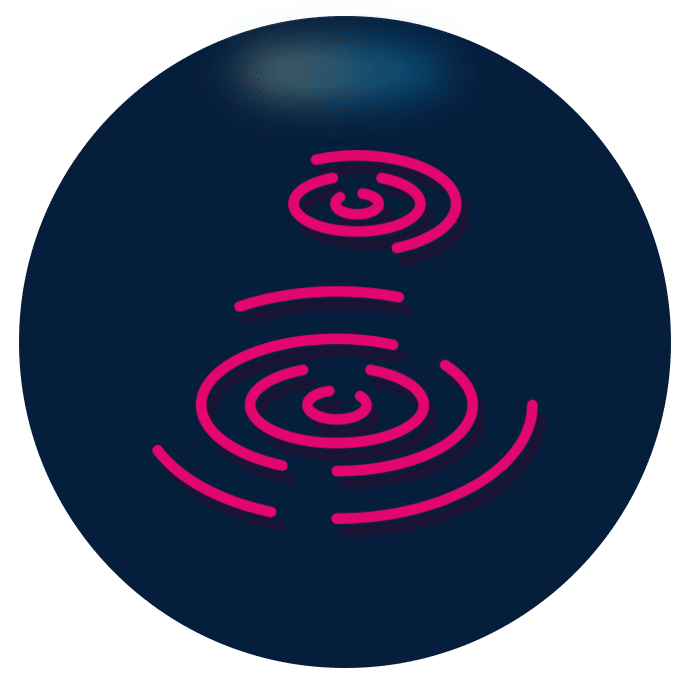 Icon of two pools of water