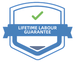 Lifetime Labour Guarantee badge