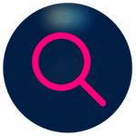 Plumbing search and diagnostic icon