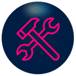 Pipe repair and replacement service icon